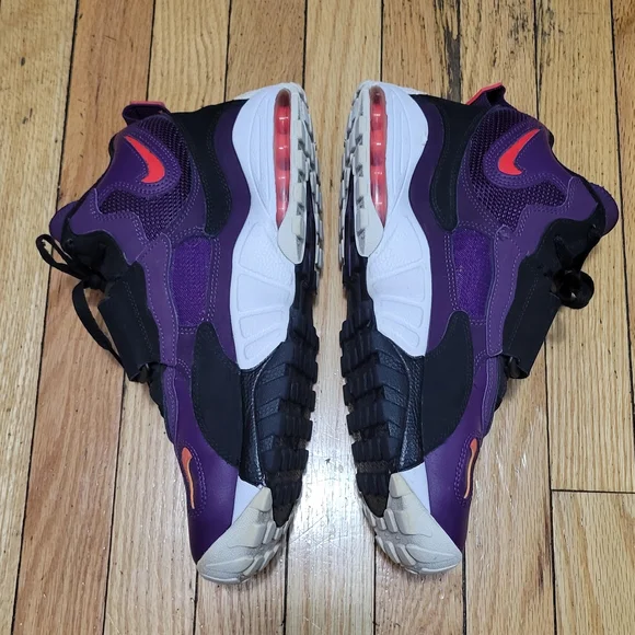 Nike Air Max Tempo USA Men's Size 10.5 Basketball Shoes Purple/Red - Picture 6 of 7